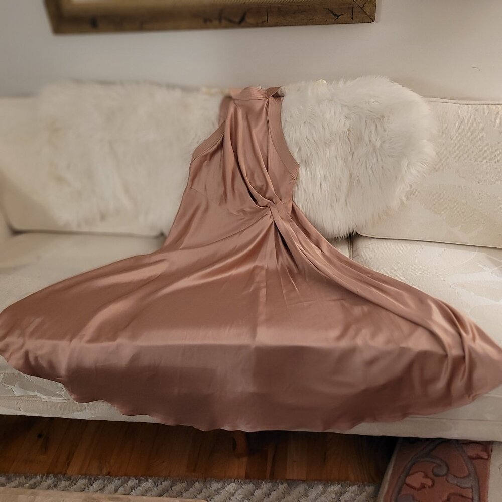 🌹NWOT🌹Stunning Reiss Rita Halter Midi Dress - Picture 8 of 10